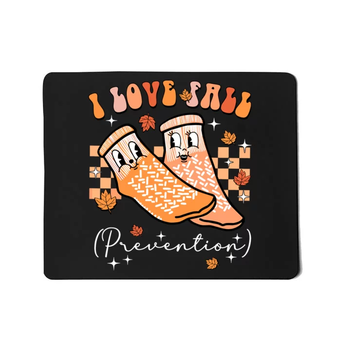 I Love Fall Prevention Halloween Mousepad