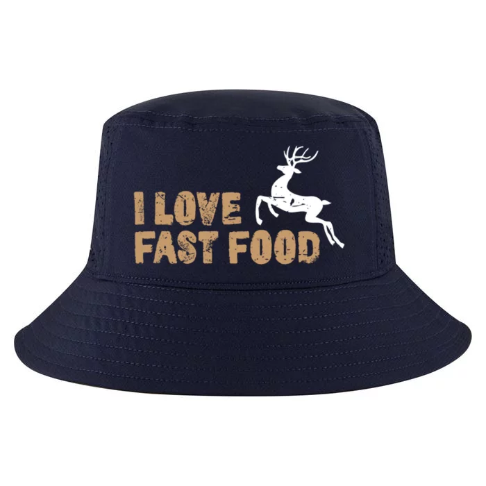 I Love Fast Food Hunting Deer Hunting Gift Cool Comfort Performance Bucket Hat