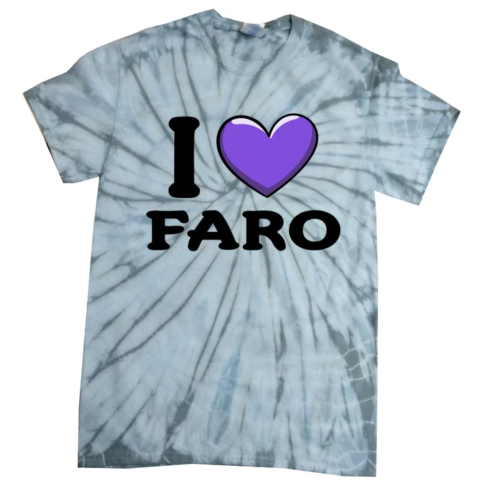 I Love Faro Portugal Proud Portugal Citizen Vacation Gift Tie-Dye T-Shirt