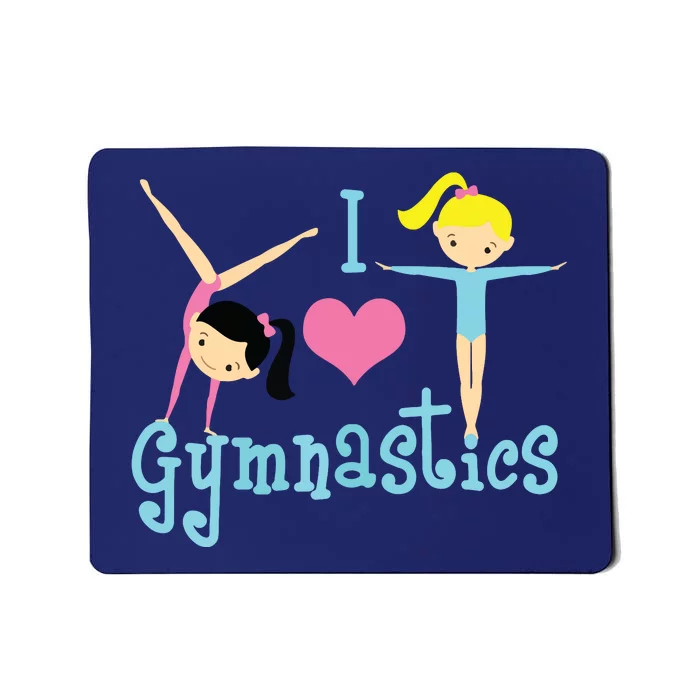 I Love Gymnastics Mousepad