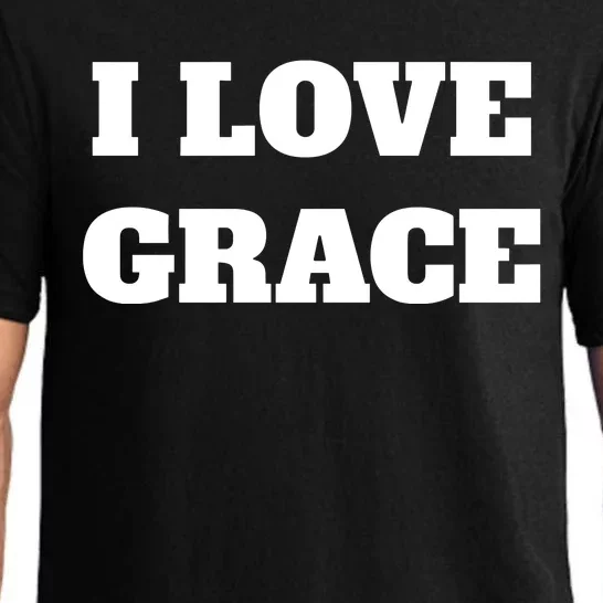 I Love Grace Pajama Set