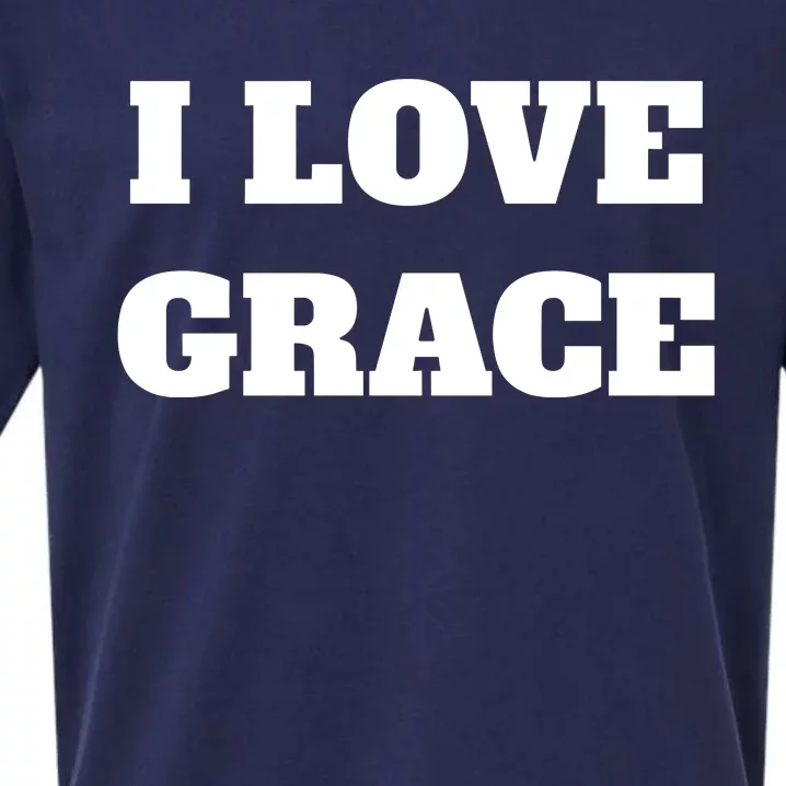 I Love Grace Sueded Cloud Jersey T-Shirt