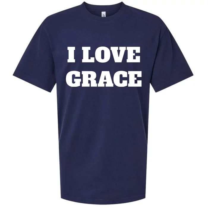 I Love Grace Sueded Cloud Jersey T-Shirt