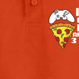 I Like Gaming Pizza And Maybe Like 3 People Funny Gift Dry Zone Grid Performance Polo