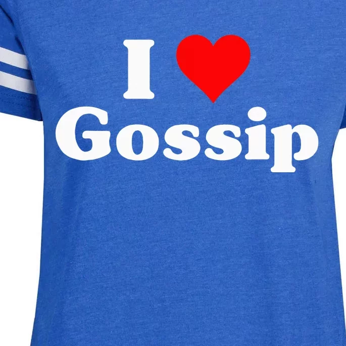 I Love Gossip Enza Ladies Jersey Football T-Shirt