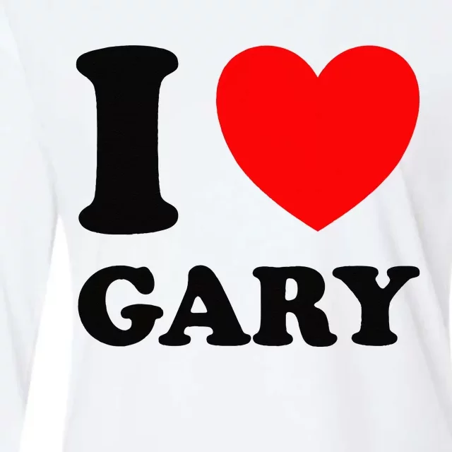 I Love Gary Womens Cotton Relaxed Long Sleeve T-Shirt