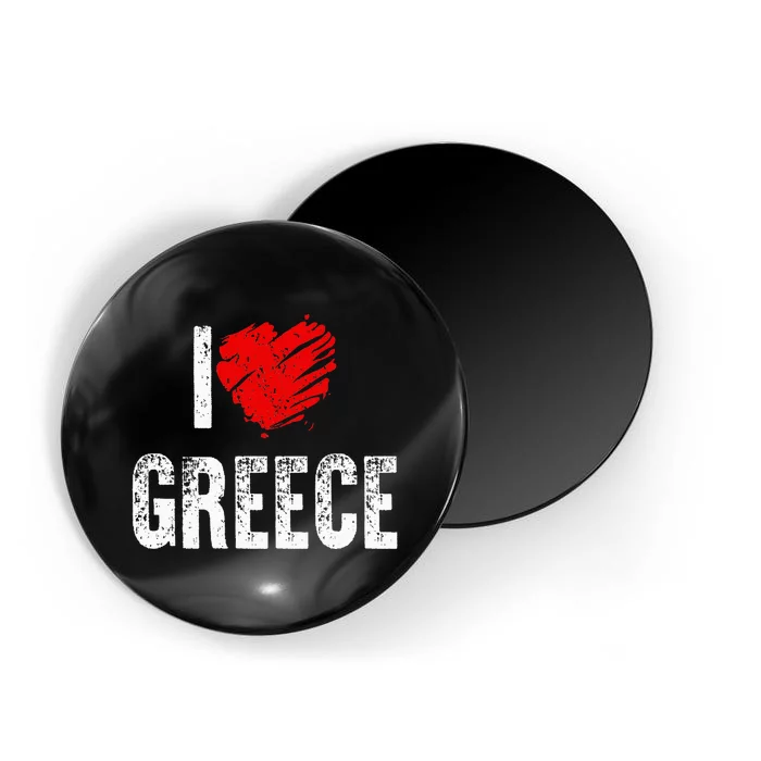 I Love Greece Greeks Pride Patriotic Gift Magnet