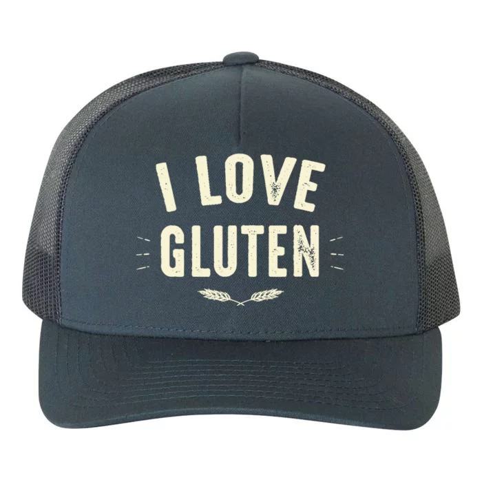 I Love Gluten Yupoong Adult 5-Panel Trucker Hat