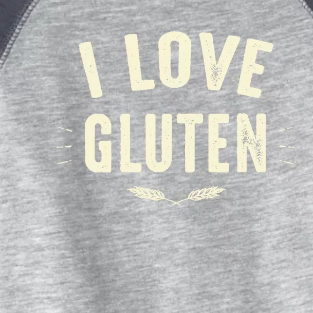 I Love Gluten Toddler Fine Jersey T-Shirt