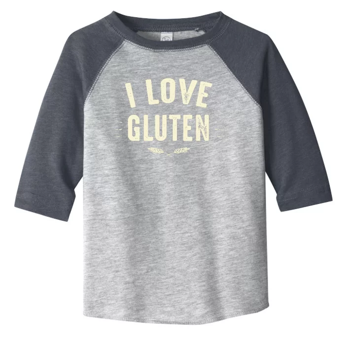 I Love Gluten Toddler Fine Jersey T-Shirt