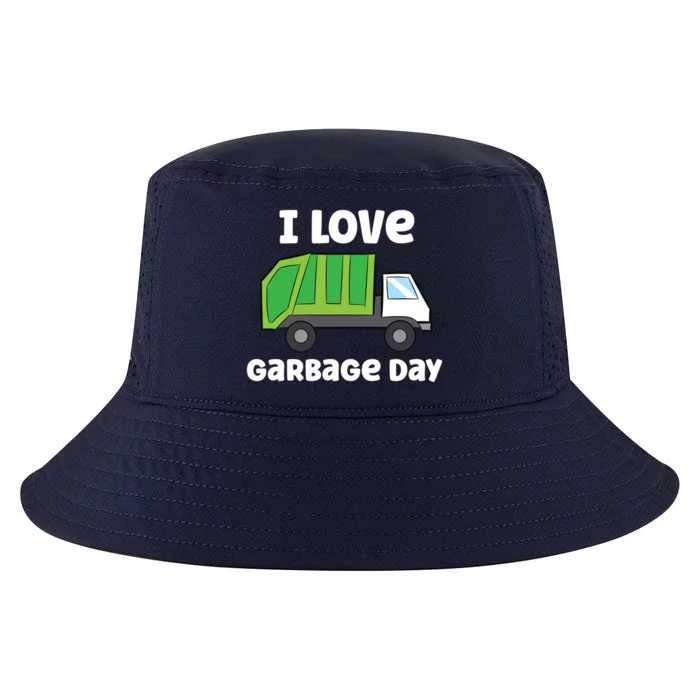 I Love Garbage Day Garbage Truck Gift Cool Comfort Performance Bucket Hat