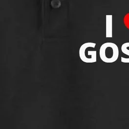 I Love Gossip Dry Zone Grid Performance Polo