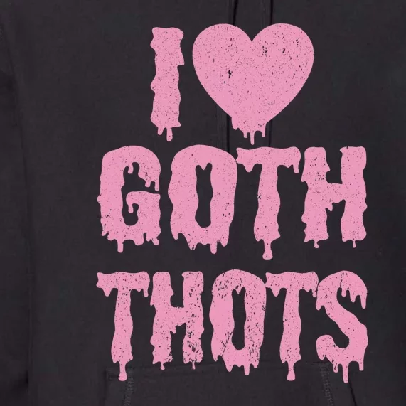 I Love Goth Thots Premium Hoodie