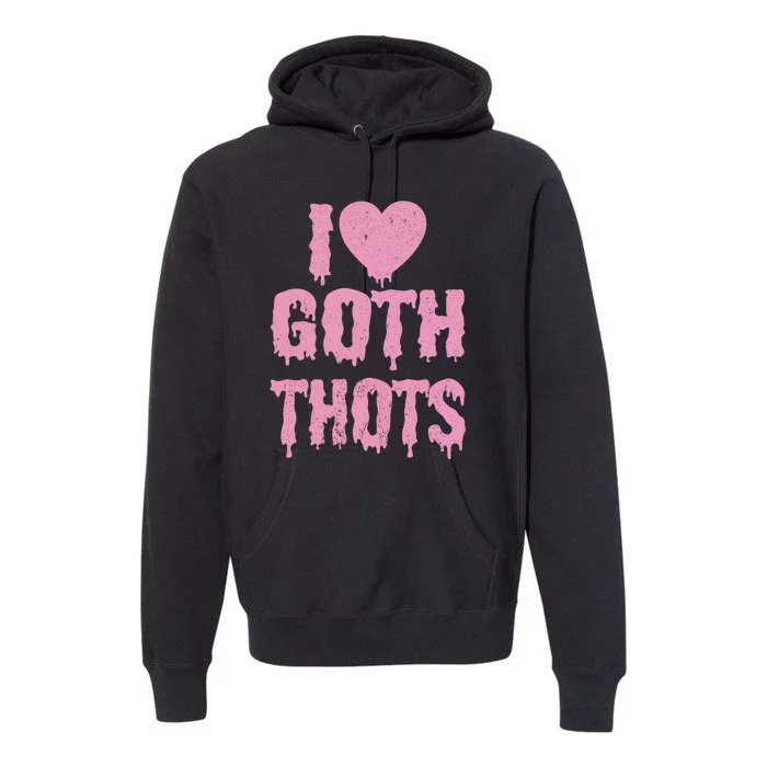 I Love Goth Thots Premium Hoodie