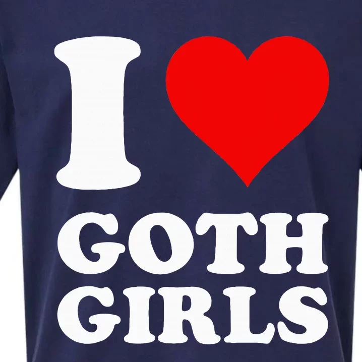 I Love Goth Sueded Cloud Jersey T-Shirt