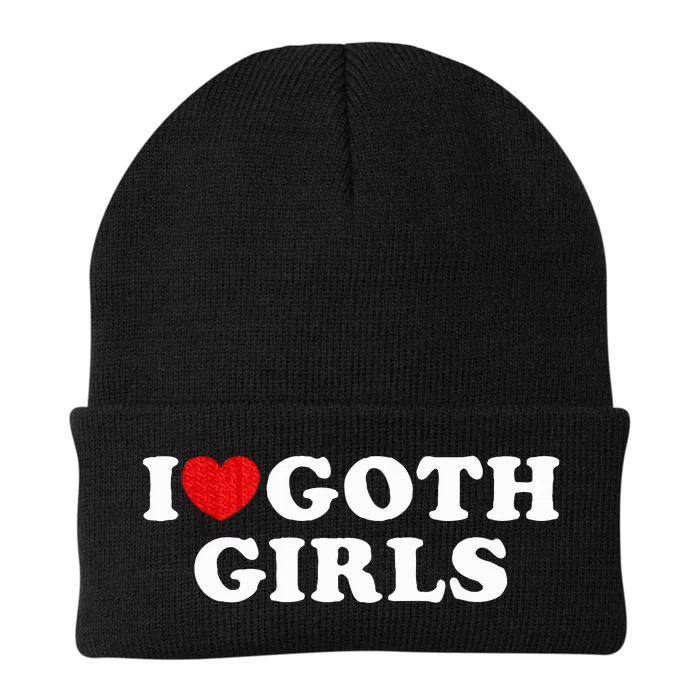 I Love Goth I Heart Goth Knit Cap Winter Beanie