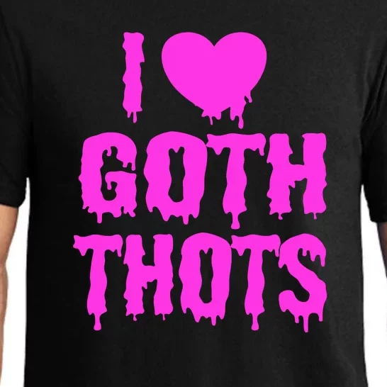 I Love Goth Thots Pajama Set