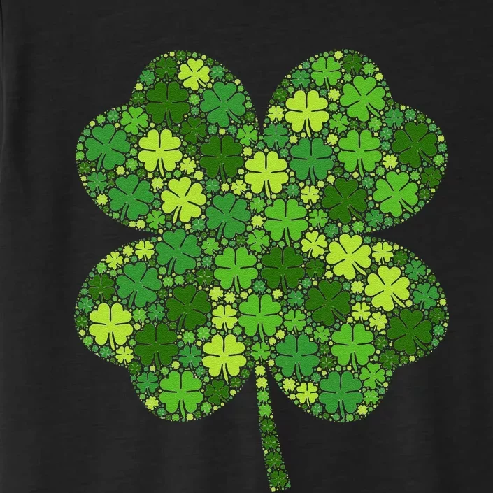 Irish Lucky Green Shamrock Clover Women St Patricks Day ChromaSoft Performance T-Shirt