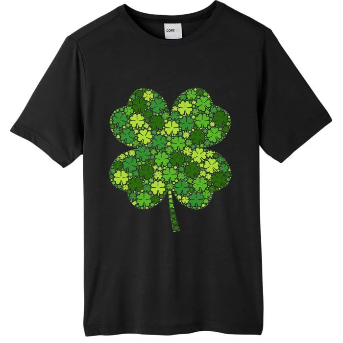 Irish Lucky Green Shamrock Clover Women St Patricks Day ChromaSoft Performance T-Shirt