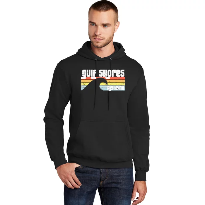 I Love Gulf Shores Alabama Al Gulf Coast Orange Beach Hoodie