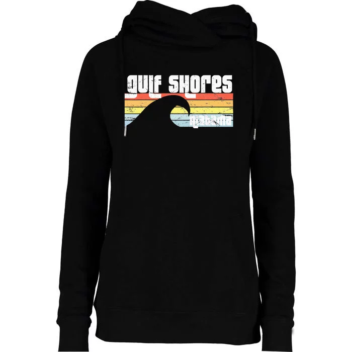 I Love Gulf Shores Alabama Al Gulf Coast Orange Beach Womens Funnel Neck Pullover Hood