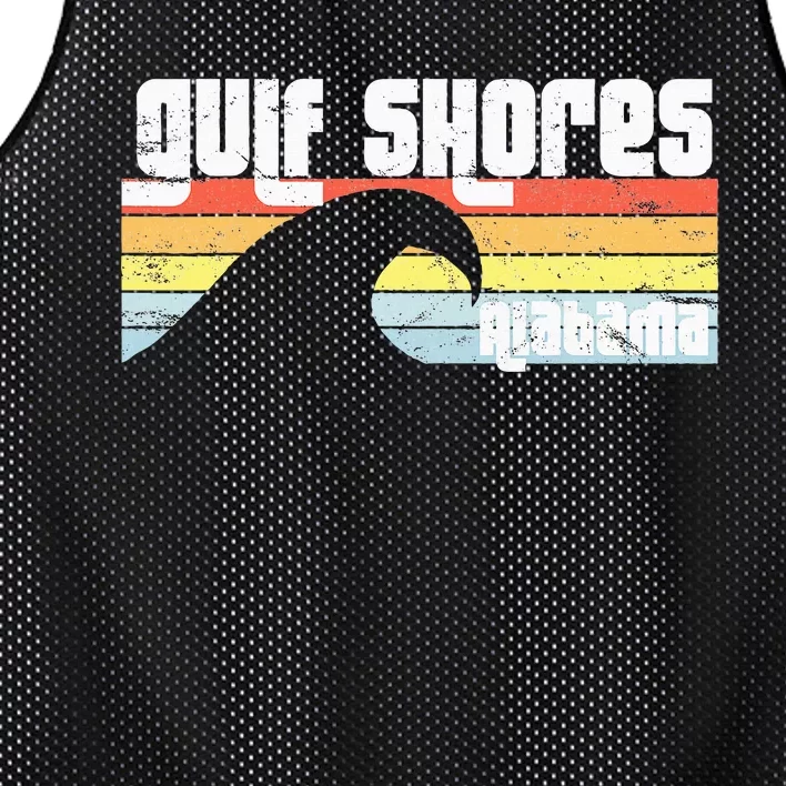 I Love Gulf Shores Alabama Al Gulf Coast Orange Beach Mesh Reversible Basketball Jersey Tank