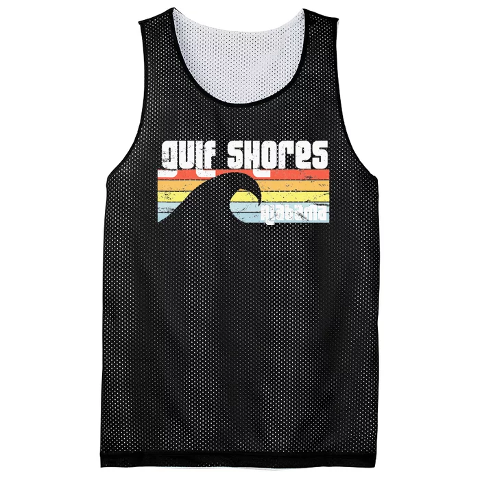 I Love Gulf Shores Alabama Al Gulf Coast Orange Beach Mesh Reversible Basketball Jersey Tank