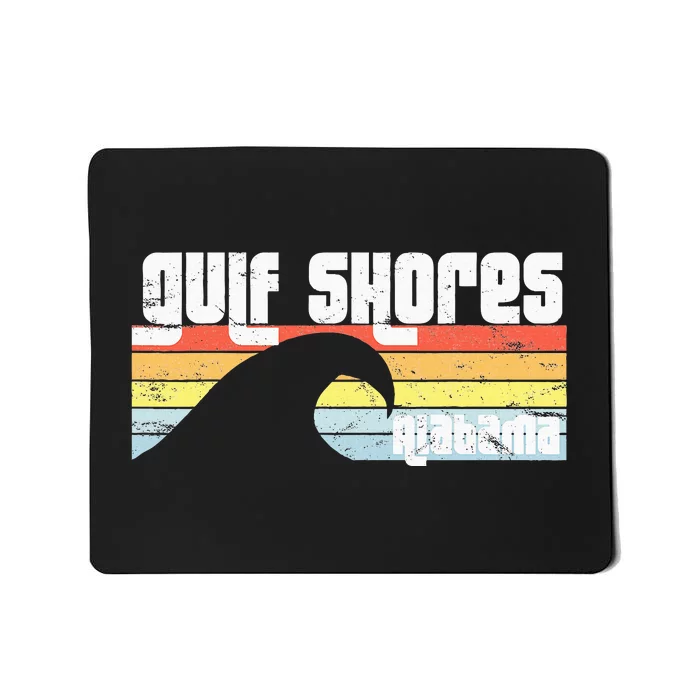 I Love Gulf Shores Alabama Al Gulf Coast Orange Beach Mousepad