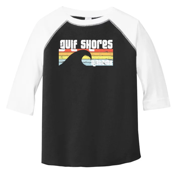 I Love Gulf Shores Alabama Al Gulf Coast Orange Beach Toddler Fine Jersey T-Shirt