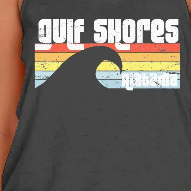 I Love Gulf Shores Alabama Al Gulf Coast Orange Beach Women's Knotted Racerback Tank