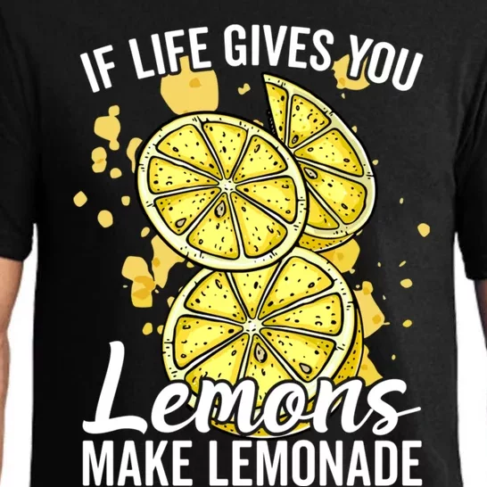 If Life Gives You Lemons Make Lemonade Stand Gift Pajama Set