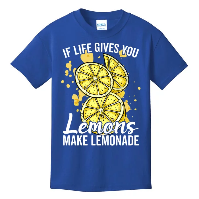 If Life Gives You Lemons Make Lemonade Stand Gift Kids T-Shirt