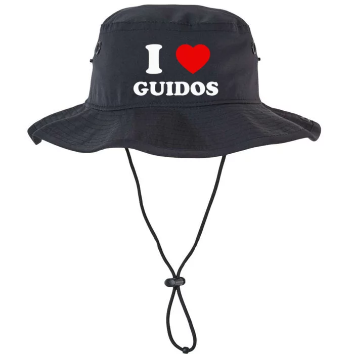 I Love Guidos Funny quote Italian American Legacy Cool Fit Booney Bucket Hat