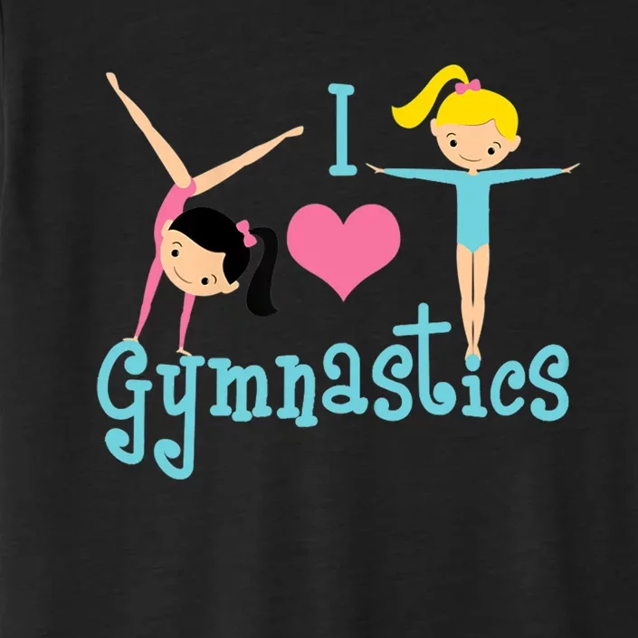 I Love Gymnastics TShirt ChromaSoft Performance T-Shirt