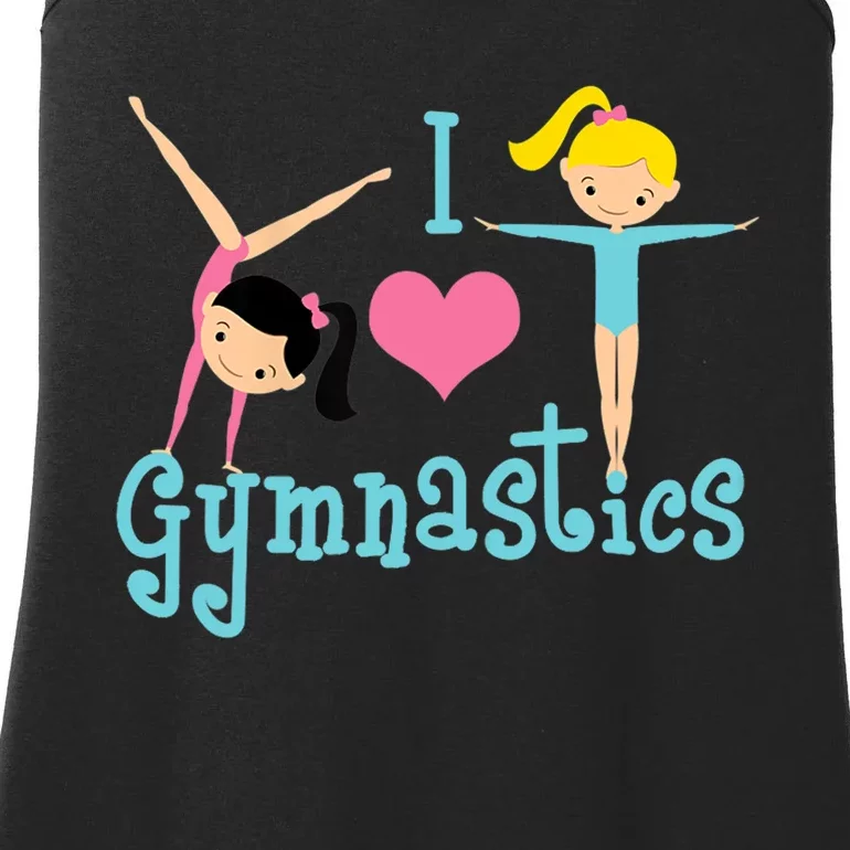 I Love Gymnastics TShirt Ladies Essential Tank