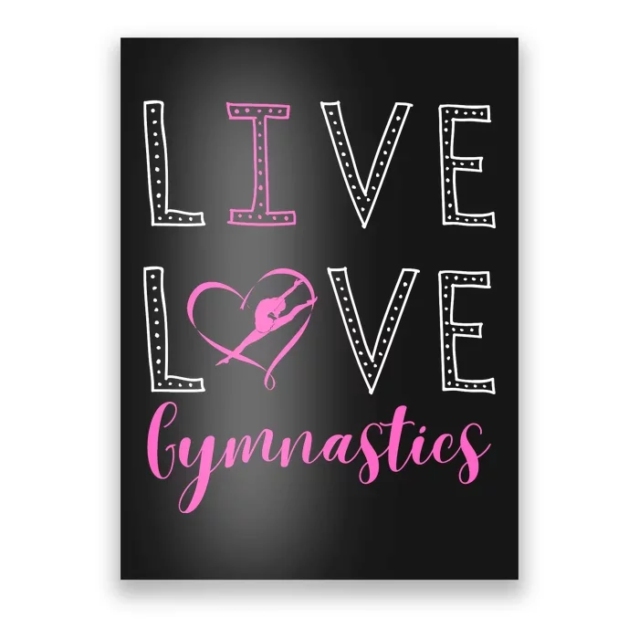 I Love Gymnastics Poster