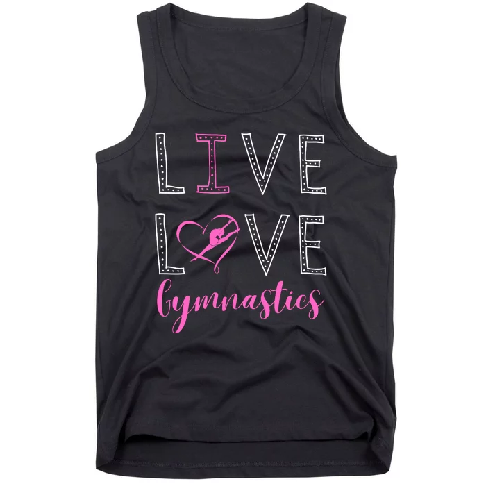 I Love Gymnastics Tank Top