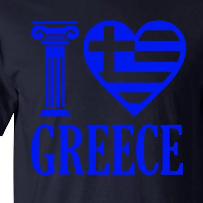 I Love Greece Tall T-Shirt