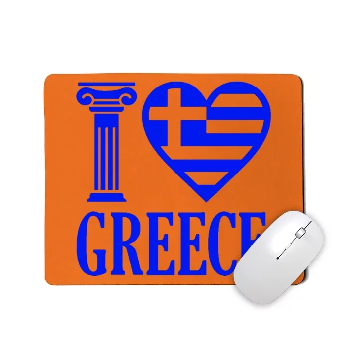 I Love Greece Mousepad