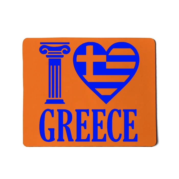 I Love Greece Mousepad