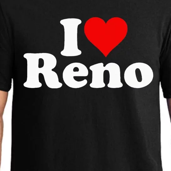 I Love Heart Reno Nevada Nv Pajama Set