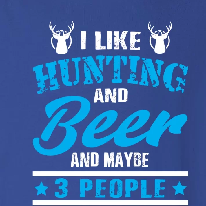 I Like Hunting And Beer And Maybe 3 People Meaningful Gift Funny Gift Hunter Gif Toddler Long Sleeve Shirt