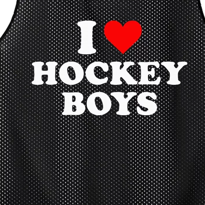 I Love Hockey B.O.Y.S Mesh Reversible Basketball Jersey Tank