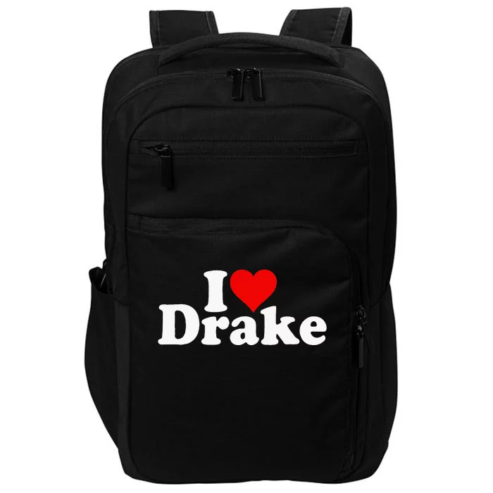 I Love Heart D.R.A.K.E Impact Tech Backpack