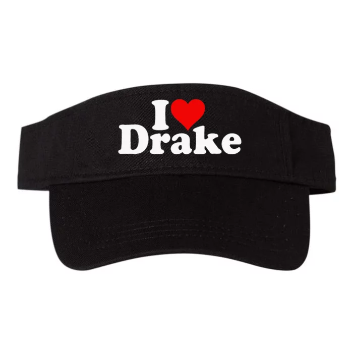 I Love Heart D.R.A.K.E Valucap Bio-Washed Visor