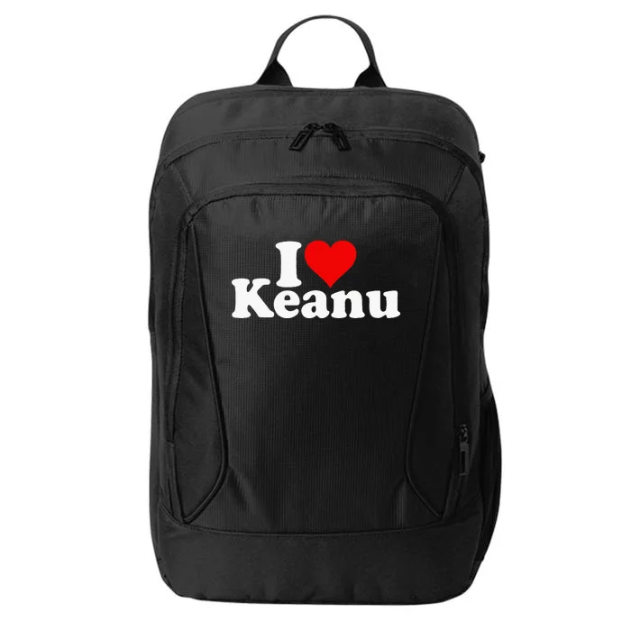 I Love Heart Keanu City Backpack