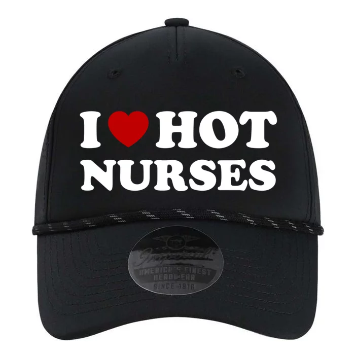 I Love Hot Nurses Funny Red Heart Love Nurses Meaningful Gift Performance The Dyno Cap