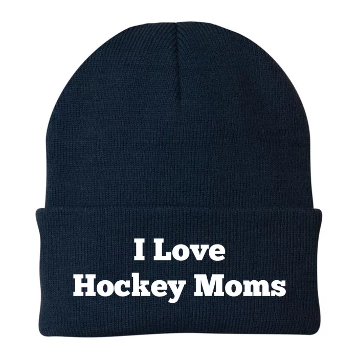 I Love Hockey Moms Gift Knit Cap Winter Beanie