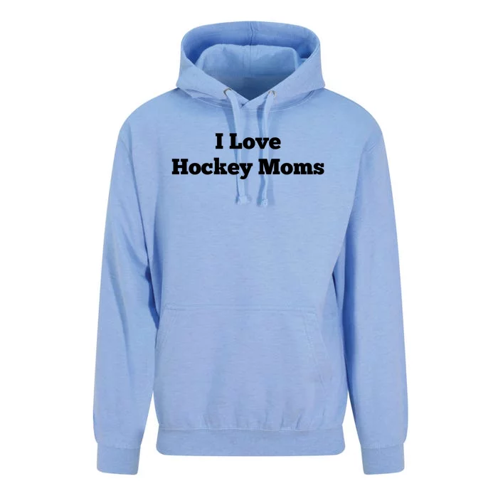 I Love Hockey Moms Gift Unisex Surf Hoodie