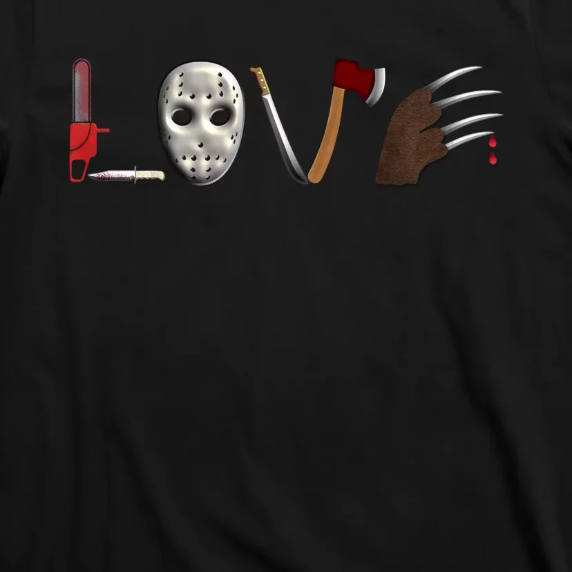 I Love Horror Movies Scary Movie T-Shirt